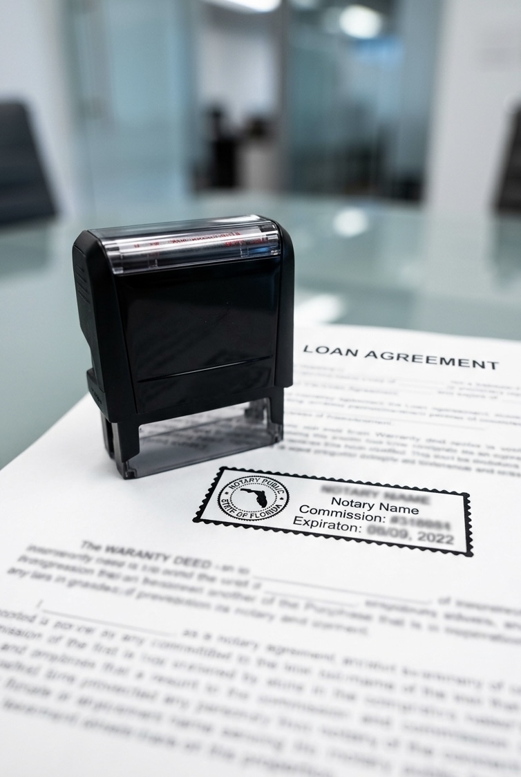 Palm Beach County mobile business document notary service — by appointment for offices and commercial locations