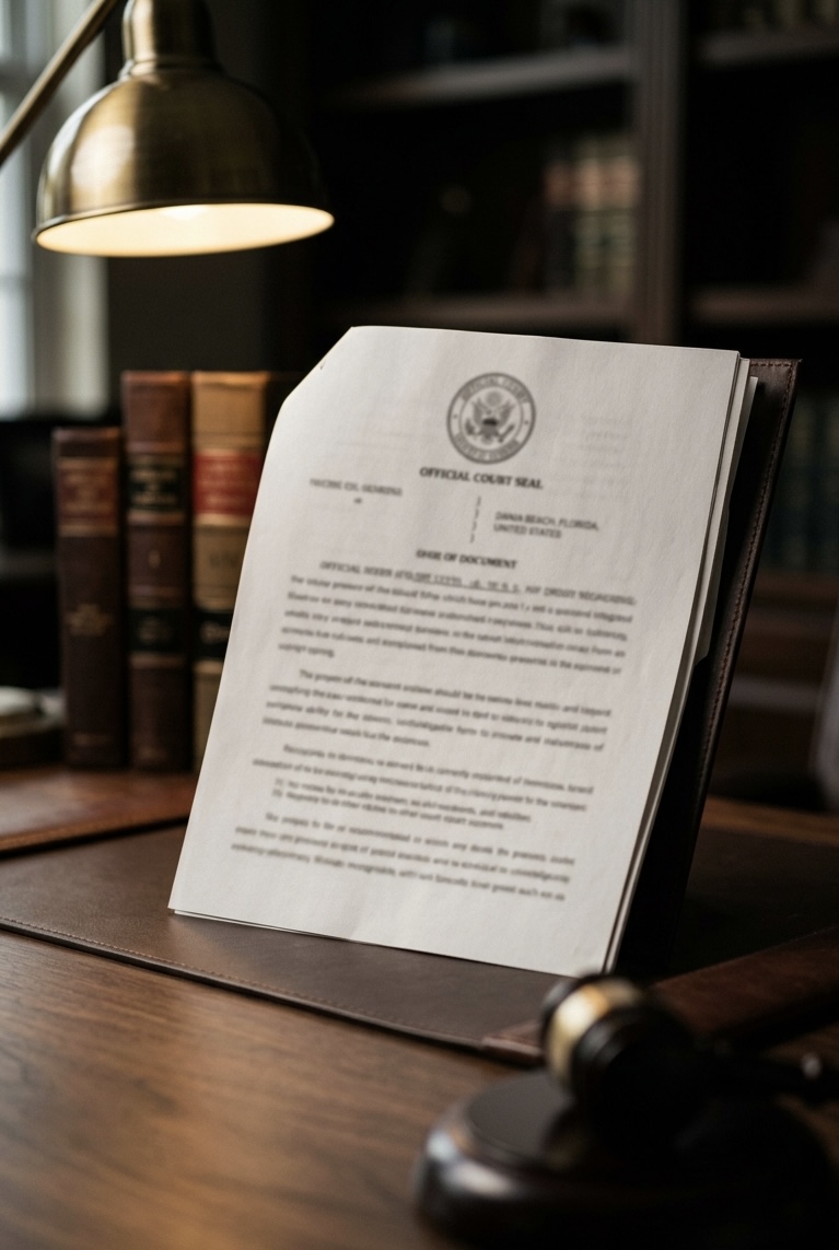 West Palm Beach certified court document translation for criminal records, decrees, and custody orders
